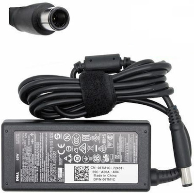 DELL 19.5V-3.34A 65W 7.4*5.0 Big Pin Laptop Adapter Charger for 500M 505M 510M 600M 65 W Adapter(Power Cord Included)