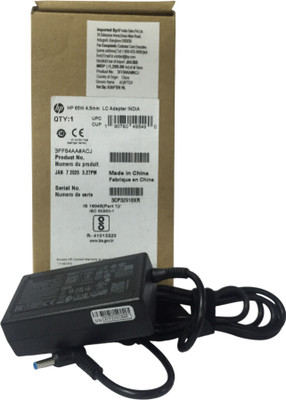 HP 430-G5 65W blue pin adapter G8, 445 G9, 450 G3, 450 G4, 450 G5, 4.5*3.0 pin 65 W Adapter(Power Cord Included)