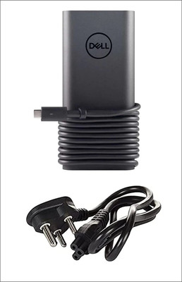 DELL Original 90W USB-C , 100-240V, 50/60Hz Laptop Charger Adapter 90 W Adapter(Power Cord Included)