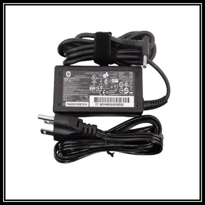 HP Genuine 65W Laptop Power Adapter with Small Blue Pin - Safe & Fast Charging. 65 W Adapter(Power Cord Included)