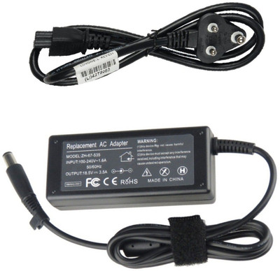 Laplogix 65W 18.5V 3.5A Big Pin 7.4X5.0MM Charger For HP G50 Series 65 W Adapter(Power Cord Included)