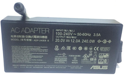 ASUS ROG Zephyrus S15 GX502LXS-HF055T, ROG ZEPHYRUS S15 20V/12A 7.4*5.0 PIN 240 W Adapter(Power Cord Included)