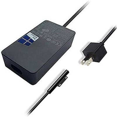 E power tech Pro Charger Compatible with Microsoft Surface Pro 6 Pro 5 Fits Model 1796 1800 44 W Adapter(Power Cord Included)