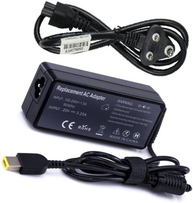 Laplogix 65W 20V 3.25A USB Type Pin Laptop Charger For Lenovo essential G405 65 W Adapter(Power Cord Included)