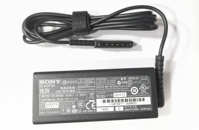 SOLUTIONS-365 10.5V 2.9A Flat pin Sony Xperia Tablet S Series SGPT111AE 30 W Adapter(Power Cord Included)
