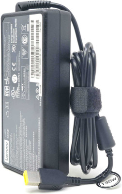 Lenovo 135W Laptop Charger 20V 6.75A with Yellow Square Connector 135 W Adapter(Power Cord Included)