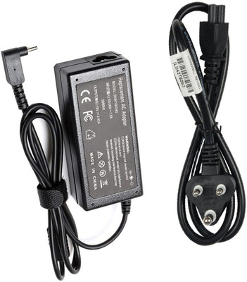 Laplogix 65W 19V 3.42A Small Pin 3.0X1.1MM Laptop Charger For Acer Aspire P3-171 65 W Adapter(Power Cord Included)