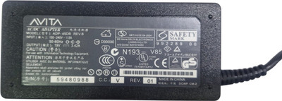 SOLUTIONS-365 65W Laptop Power Adapter 19V 3.42A with 3.5x1.35mm Connector 65 W Adapter(Power Cord Included)