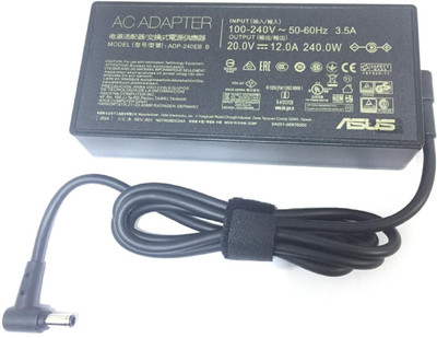 ASUS ROG Strix G17 G713IM G713QR G713QE G713QM G713QM-ES94 G712LU 6.0*3.7 Pin 240 W Adapter(Power Cord Included)