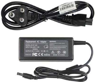 Laplogix 65W 19V 3.42A Pin Size 5.5MM X 2.5MM Laptop Charger For Asus X43U 65 W Adapter(Power Cord Included)