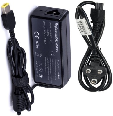 Laplogix 65W 20V 3.25A USB Type Pin Laptop Charger For Lenovo Thinkpad T440 65 W Adapter(Power Cord Included)