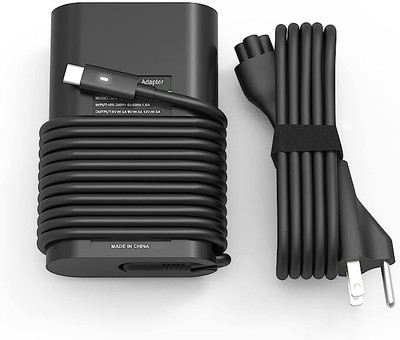 E power tech Replacement for Dell Latitude 7275 7370 5420 5285 5290 5520 XPS 13 9250 65 W Adapter(Power Cord Included)