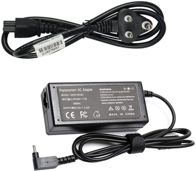 Laplogix 65W 19V 3.42A Small Pin 3.0X1.1MM Charger For Acer TravelMate P6 TMP614-51-G2 65 W Adapter(Power Cord Included)