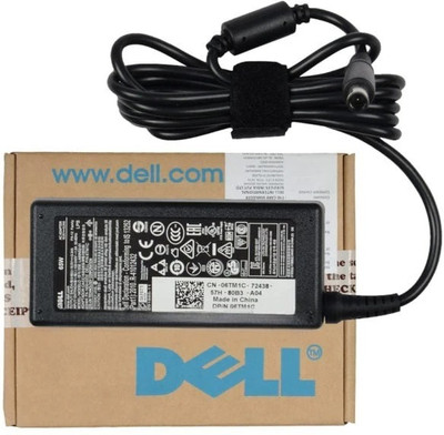 DELL Laptop Adapter For DE19.5V-3.34A(XPS-Octagon) D-Series Docking Stations X1 65 W Adapter(Power Cord Included)