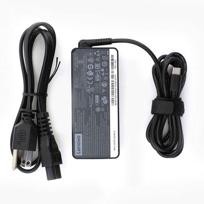 Lenovo 65W 20V 3.25A USB-C AC Laptop Charger Adapter with Power Cord 65 W Adapter(Power Cord Included)
