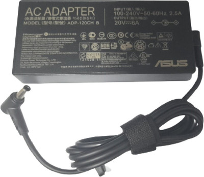 ASUS VIVOBOOK K571GD-BQ336T, ZENBOOK 15 UX534FTC-AA083T, 20V/6A 6.0*3.7 PIN 120 W Adapter(Power Cord Included)