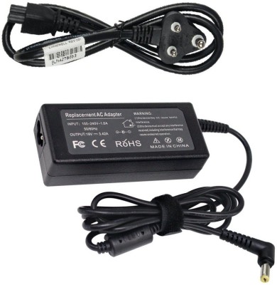 Laplogix 65W 19V 3.42A Regular Pin 5.5X1.7MM Laptop Charger For Acer Aspire AS5738Z 65 W Adapter(Power Cord Included)