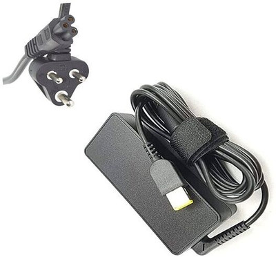 Regatech Leno diaPad U530 80AS - 20V 2.25A 45W Square Shape Pin Yellow Tip Charger 45 W Adapter(Power Cord Included)