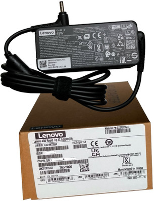 Lenovo 45V Round Tip AC ADLX45DLC3A P/N:GX21M75594 20 W Adapter(Power Cord Included)