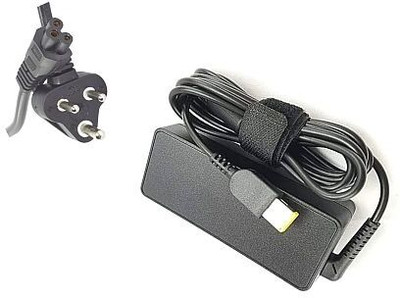 Regatech Leno diaPad U330 2267 - 20V 3.25A Square Shape Pin Yellow Tip Laptop Charger 65 W Adapter(Power Cord Included)