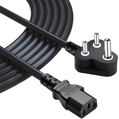 WEFLY Computer Power Cable Cord for Desktops PC and Printers Monitor Power Cable Black 240 W Adapter(Power Cord Included)