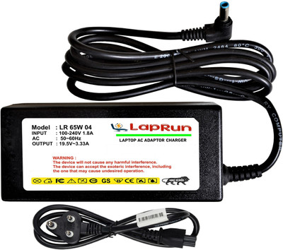 LAPRUN Charger for SONY VAIO VGP AC19V49, VGP AC19V60 Laptops 65w19.5v3.33a Pin-6.4x4.4 65.049 W Adapter(Power Cord Included)
