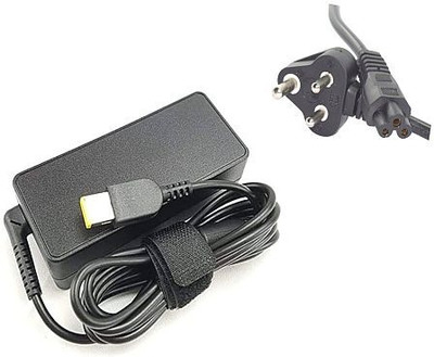 Regatech Leno PA-1650-72-1 - 20V 3.25A Square Shape Pin Yellow Tip Laptop Charger 65 W Adapter(Power Cord Included)