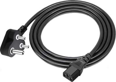 BALRAMA Desktop PC AC Power Cable Cord 3Pin CPU Power Supply Mains Lead Replacement Wire 200 W Adapter(Power Cord Included)