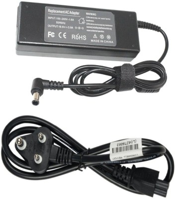 Laplogix 75W 19.5V 3.9A Pin Size 6.5X4.4MM Charger Designed For Sony VAIO VGP-AC19V37 75 W Adapter(Power Cord Included)