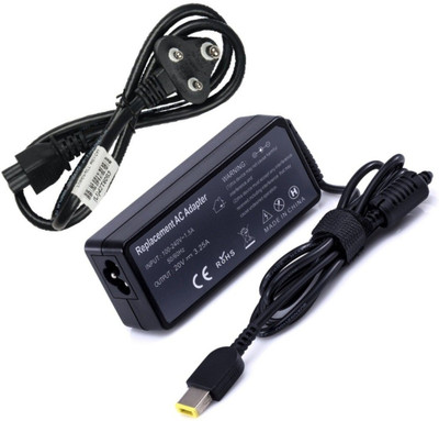 Laplogix 65W 20V 3.25A USB Type Pin Laptop Charger For Lenovo Ideapad 500S-15ISK 65 W Adapter(Power Cord Included)
