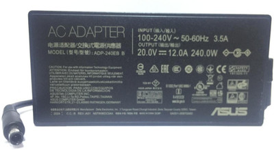 ASUS ROG Zephyrus S15 GX502LWS, GX502L, S15 GX502LWS-HF030T, 20V/12.2A 7.4*5.0 PIN 240 W Adapter(Power Cord Included)