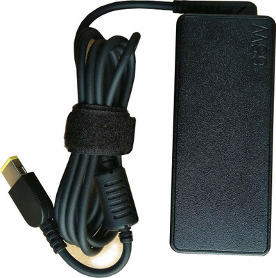 SellZone Laptop Adapter Replacement 20V 3.25A 65W USB/SQUARE TIP WITH PIN 65 W Adapter(Power Cord Included)