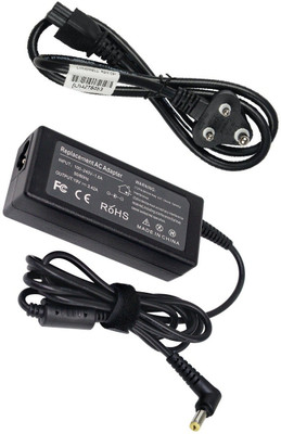 Laplogix 65W 19V 3.42A Regular Pin 5.5X1.7MM Laptop Charger For eMachines eME725 65 W Adapter(Power Cord Included)