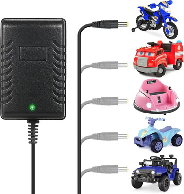 BALRAMA 12V Charger Adapter for Kids’ Electric Ride-On Car, Bike, or Jeep + Auto Cut-Off 24 W Adapter(Power Cord Included)