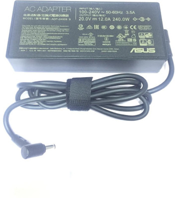 ASUS 20V-12A 6.0*3.7-Pin Laptop Adapter Charger for ROG Strix SCAR G15 G513, G17 G713 240 W Adapter(Power Cord Included)