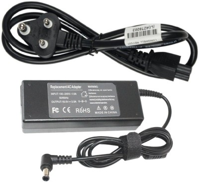 Laplogix 75W 19.5V 3.9A Pin Size 6.5X4.4MM Charger Designed For Sony VAIO VGP-AC19V38 75 W Adapter(Power Cord Included)