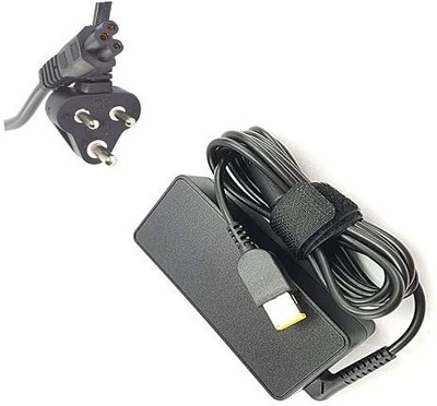 Regatech Leno diaPad U330A - 20V 3.25A Square Shape Pin Yellow Tip Laptop Charger 65 W Adapter(Power Cord Included)
