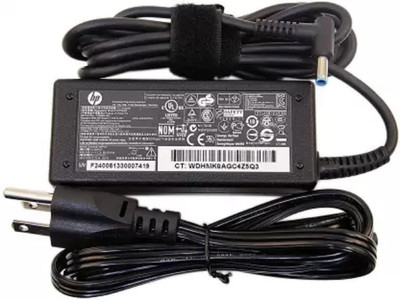 HP Adapter 65W 19. 5V 3. 33A Blue tip (power cable included) 65 W Adapter(Power Cord Included)
