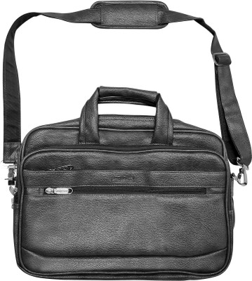 SPRINGWAY 15.6 inch Expandable Laptop Messenger Bag(Black)