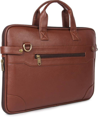 ROVER 15.6 inch 15.6 Expandable Laptop Messenger Bag(Brown)