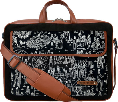 FUNK FOR HIRE 17 inch Laptop Messenger Bag(Multicolor)