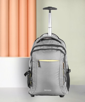 NOVEX 15.6 inch Trolley Laptop Strolley Bag(Grey)