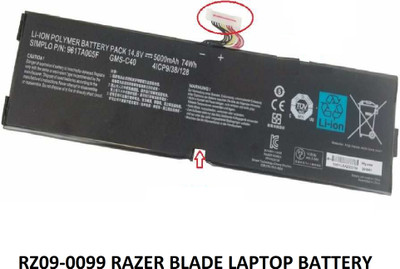 SOLUTIONS-365 COMPATIBLE RZ09-0099 BATTERY FOR Razer Blade Pro 17 2015 Series 8 Cell Laptop Battery
