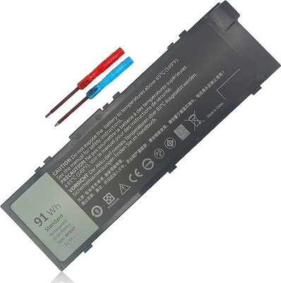E power tech MFKVP Battery for Dell Precision 15 7510 7520 17 7710 7720 M7510 M7710 Series 451-BBSF 451-BBSB GR5D3 M28DH TWCPG 1G9VM 0FNY7 T05W1 6 Cell Laptop Battery