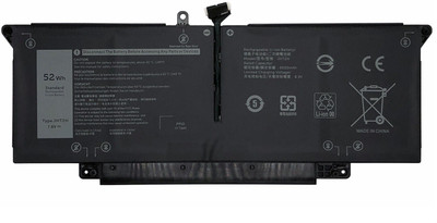 SOLUTIONS-365 HRGYV 4V5X2 JHT2H Compatible battery for Dell Latitude 7310 7410 Series 4 Cell Laptop Battery