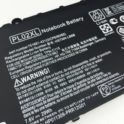SOLUTIONS-365 Compatible PL02XL battery for hp Pavilion 11-n X360 Series 11-n010dx 751875-001 Hstnn-lb6b Tpn-c115 HSTNN-DB6B 751681-231 3 Cell Laptop Battery