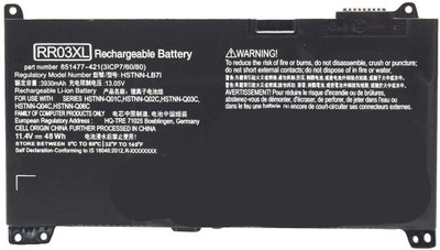 ULTRAZONE Compatibe Battery for RR03XL – HSTNN-UB7C, 851477-421 3 Cell Laptop Battery