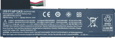 SOLUTIONS-365 COMPATIBLE AP12A31 LAPTOP BATTERY FOR ACER ASPIRE M3 SERIES , ACER ASPIRE TIMELINE U M3-581TG-72634G25MNKK. 6 Cell Laptop Battery