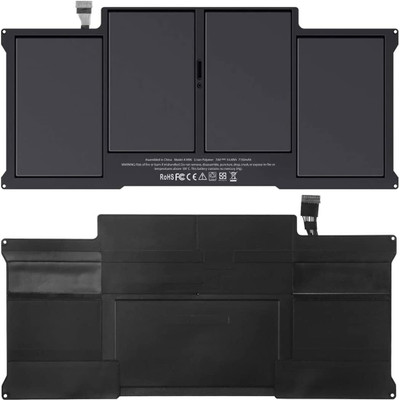 TechSio Laptop Battery for A1405 A1466 A1496 A1369 for Air 13 Mid 2011 6 Cell Laptop Battery