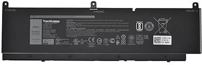 SNI PKWVM battery for Dell Precision 7550, Precision 7550 Mobile Workstation 6 Cell Laptop Battery